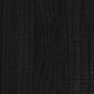 VidaXL Cadre De Lit Noir Bois De Pin Massif 140×190 Cm dernières 11