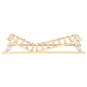 VidaXL Sommier à Lattes 13 Lattes Tête Et Pied Réglables 100×200 Cm Prix très abordable 11