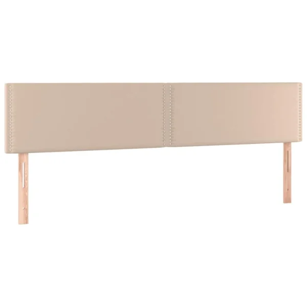 VidaXL Sommier Tapissier Matelas LED Cappuccino 200×200 Cm Similicuir en ligne 6