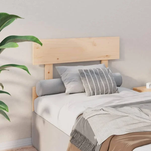marque moins cher VidaXL Tête De Lit 103,5x3x81 Cm Bois Massif De Pin 5