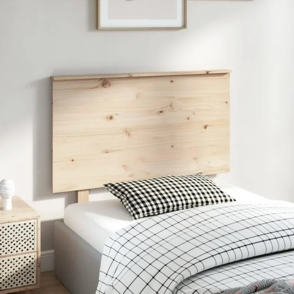 VidaXL Tête De Lit 104x6x82,5 Cm Bois Massif De Pin Pas Cher Magasin Soldes 5
