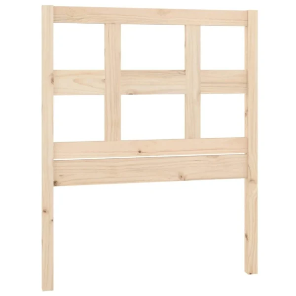 meilleure qualité VidaXL Tête De Lit 105,5x4x100 Cm Bois Massif De Pin 3