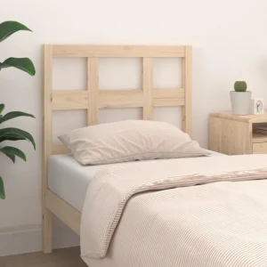 meilleure qualité VidaXL Tête De Lit 105,5x4x100 Cm Bois Massif De Pin 11