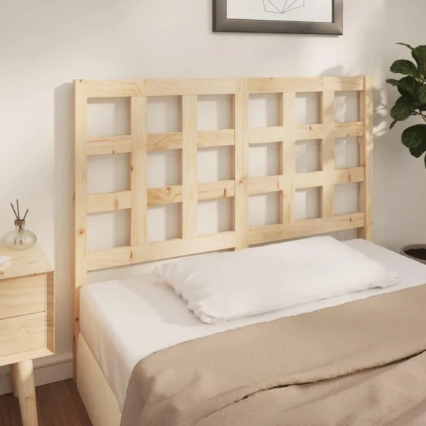 VidaXL Tête De Lit 125,5x4x100 Cm Bois Massif De Pin en ligne officielle 1