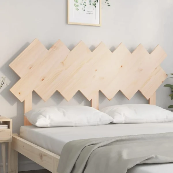 shopping pas cher VidaXL Tête De Lit 151,5x3x81 Cm Bois Massif De Pin 4