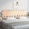 outlet VidaXL Tête De Lit 196x3x80,5 Cm Bois Massif De Pin 17