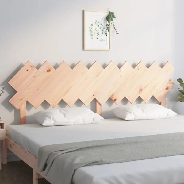 outlet VidaXL Tête De Lit 196x3x80,5 Cm Bois Massif De Pin 4
