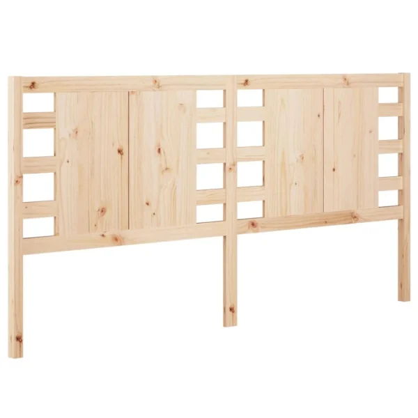 en ligne VidaXL Tête De Lit 206x4x100 Cm Bois Massif De Pin 3