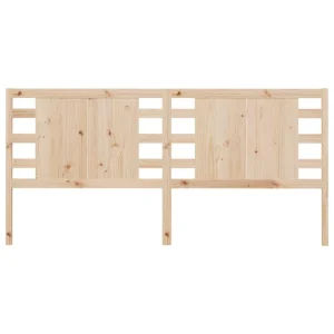 en ligne VidaXL Tête De Lit 206x4x100 Cm Bois Massif De Pin 11