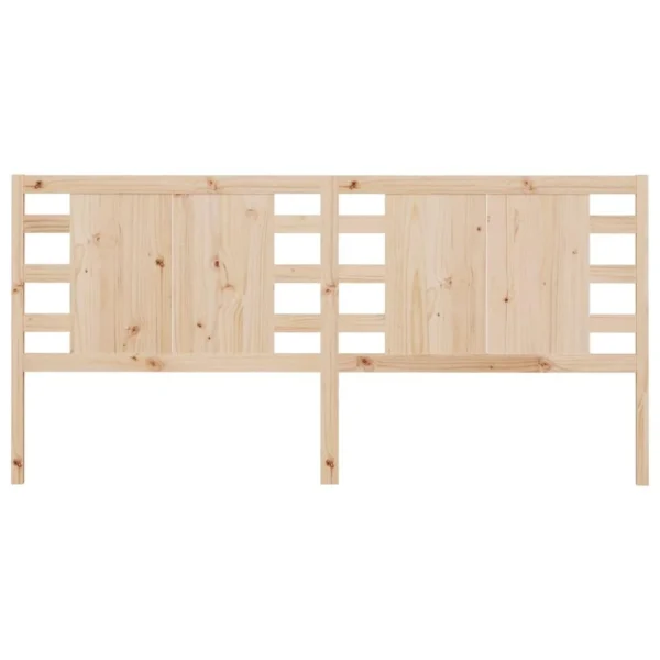en ligne VidaXL Tête De Lit 206x4x100 Cm Bois Massif De Pin 4