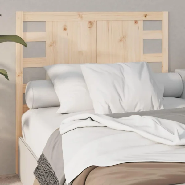offre spéciale VidaXL Tête De Lit 81x4x100 Cm Bois Massif De Pin 1