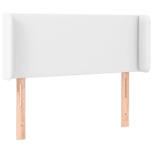Livraison rapide VidaXL Tête De Lit à LED Blanc 83x16x78/88 Cm Similicuir 9