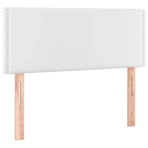 VidaXL Tête De Lit à LED Blanc 90x5x78/88 Cm Similicuir meilleur cadeau 11