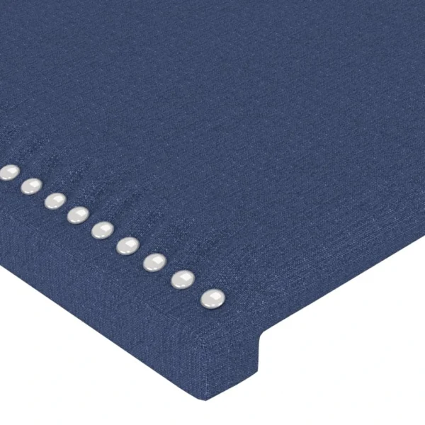 VidaXL Tête De Lit à LED Bleu 160x5x118/128 Cm Tissu magasin en ligne france 5