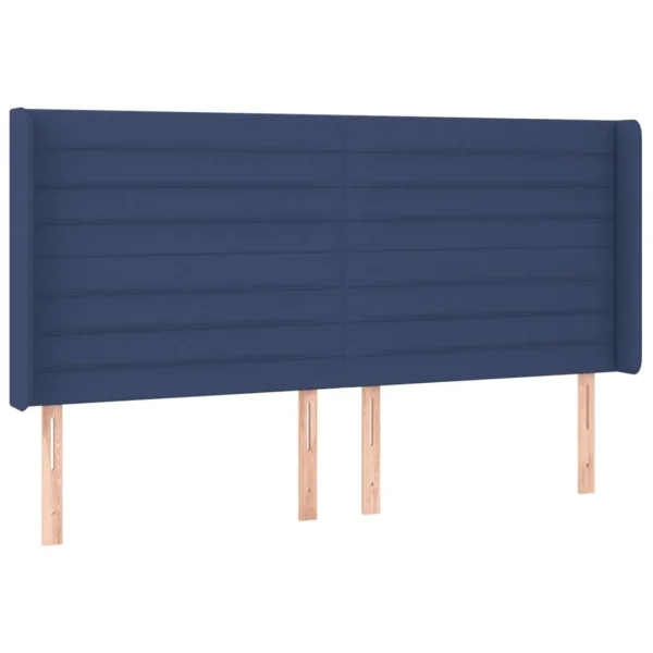 VidaXL Tête De Lit à LED Bleu 203x16x118/128 Cm Tissu ultratendance 3