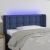 VidaXL Tête De Lit à LED Bleu 93x16x78/88 Cm Tissu mode 17