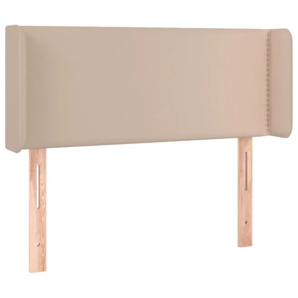 VidaXL Tête De Lit à LED Cappuccino 103x16x78/88 Cm Similicuir grande qualité 3