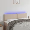 VidaXL Tête De Lit à LED Cappuccino 144x5x78/88 Cm Similicuir vente en ligne 19