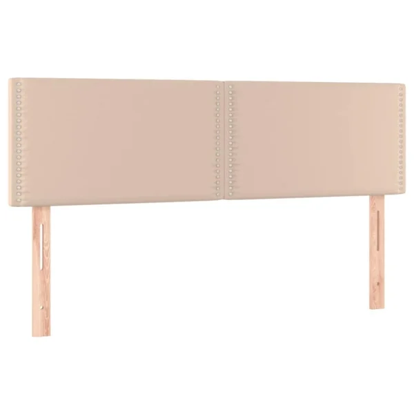 VidaXL Tête De Lit à LED Cappuccino 144x5x78/88 Cm Similicuir vente en ligne 4