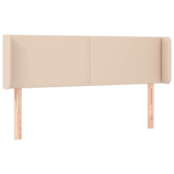 soldes ligne VidaXL Tête De Lit à LED Cappuccino 147x16x78/88 Cm Similicuir 3