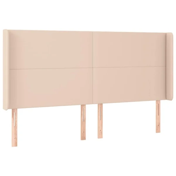 aux meilleurs prix VidaXL Tête De Lit à LED Cappuccino 163x16x118/128 Cm Similicuir 3