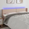 De super promotions disponibles VidaXL Tête De Lit à LED Cappuccino 163x16x78/88 Cm Similicuir 17