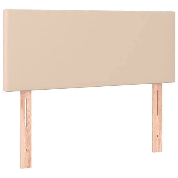boutique pas cher VidaXL Tête De Lit à LED Cappuccino 90x5x78/88 Cm Similicuir 4