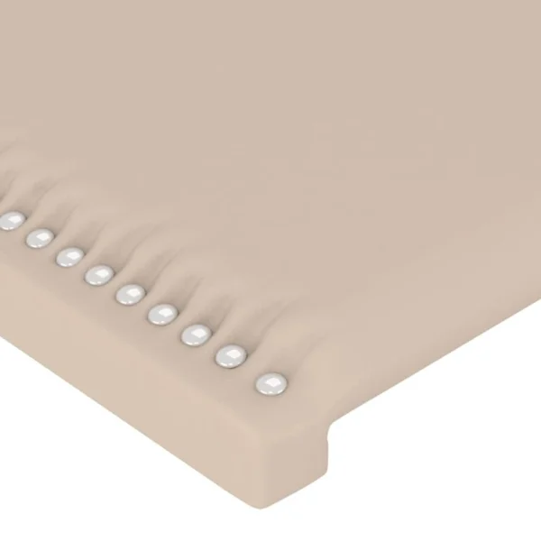 VidaXL Tête De Lit à LED Cappuccino 93x16x78/88 Cm Similicuir achat 5
