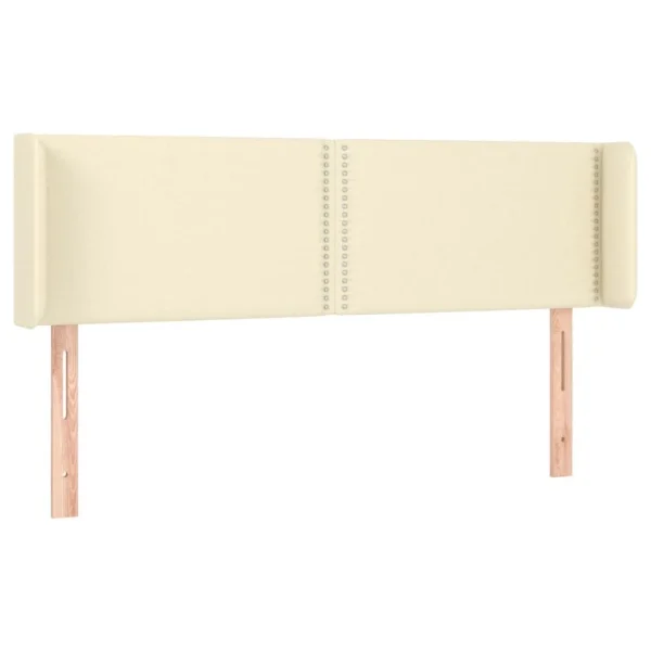 VidaXL Tête De Lit à LED Crème 147x16x78/88 Cm Similicuir à prix d'occasion 3