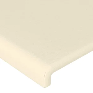 VidaXL Tête De Lit à LED Crème 160x5x78/88 Cm Similicuir grande promotion 13