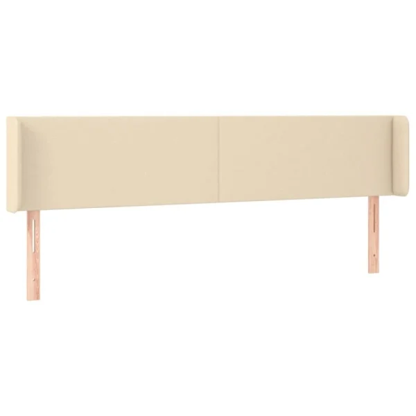 REMISE VidaXL Tête De Lit à LED Crème 163x16x78/88 Cm Tissu 3