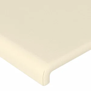 VidaXL Tête De Lit à LED Crème 200x5x78/88 Cm Similicuir en vente 13