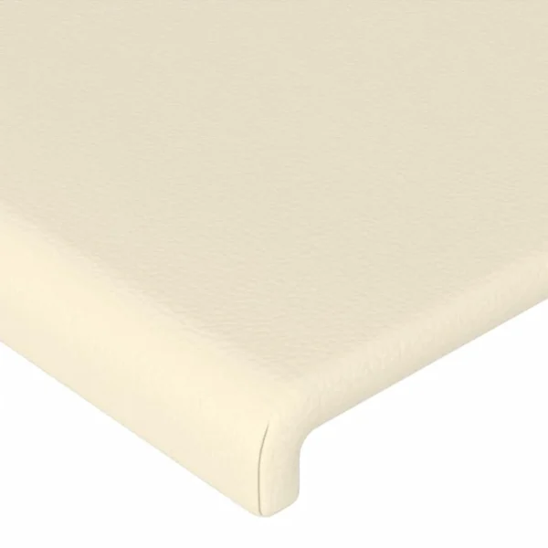 VidaXL Tête De Lit à LED Crème 200x5x78/88 Cm Similicuir en vente 5