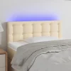 VidaXL Tête De Lit à LED Crème 80x5x78/88 Cm Tissu livraison la plus rapide 19