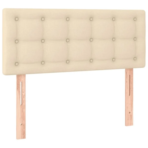 VidaXL Tête De Lit à LED Crème 80x5x78/88 Cm Tissu livraison la plus rapide 4