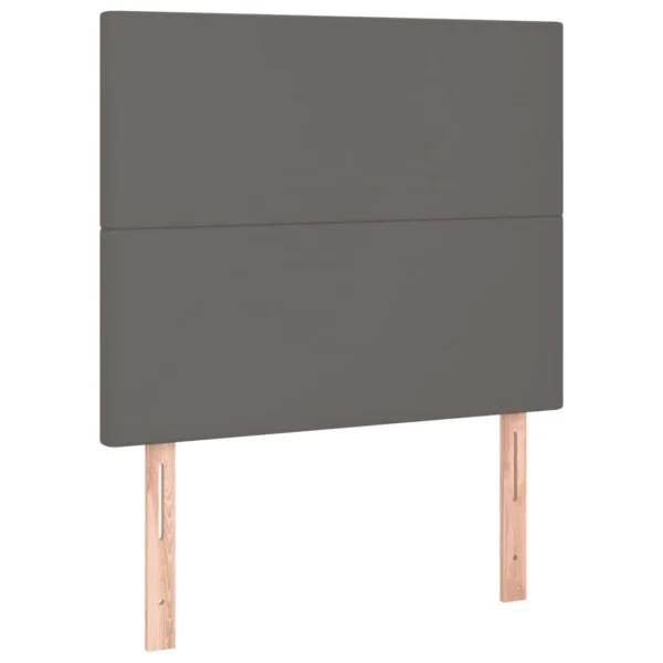 Achat VidaXL Tête De Lit à LED Gris 80x5x118/128 Cm Similicuir 4
