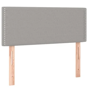VidaXL Tête De Lit à LED Gris Clair 100x5x78/88 Cm Tissu prix abordable 11