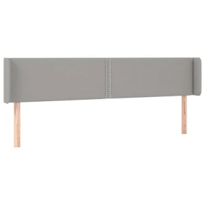 REMISE allant jusqu. VidaXL Tête De Lit à LED Gris Clair 203x16x78/88 Cm Tissu 9