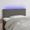 VidaXL Tête De Lit à LED Gris Foncé 100x5x78/88 Cm Velours Nouvelle Collection 19