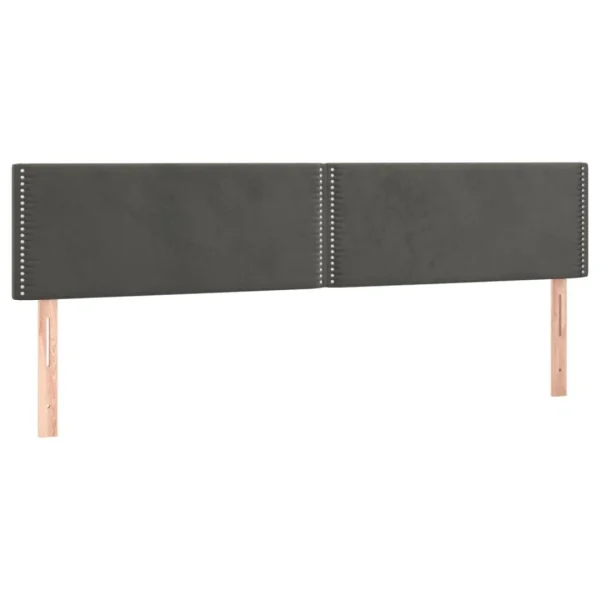 VidaXL Tête De Lit à LED Gris Foncé 180x5x78/88 Cm Velours Protections acheteurs 4
