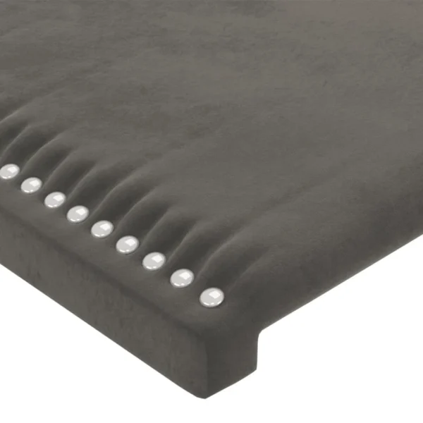 VidaXL Tête De Lit à LED Gris Foncé 180x5x78/88 Cm Velours Protections acheteurs 5