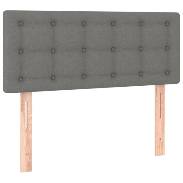 VidaXL Tête De Lit à LED Gris Foncé 80x5x78/88 Cm Tissu à prix d'occasion 4
