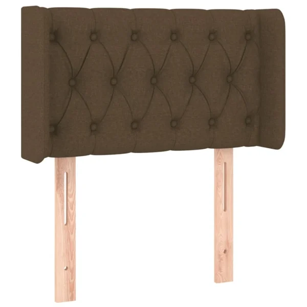 VidaXL Tête De Lit à LED Marron Foncé 83x16x78/88 Cm Tissu Satisfait ou Remboursé 3