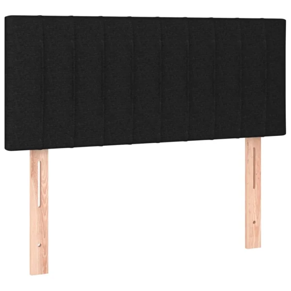 VidaXL Tête De Lit à LED Noir 100x5x78/88 Cm Tissu boutique pas cher 4