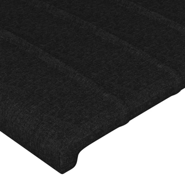Achat VidaXL Tête De Lit à LED Noir 103x16x118/128 Cm Tissu 5