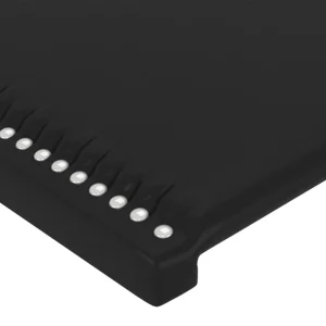 VidaXL Tête De Lit à LED Noir 200x5x78/88 Cm Similicuir prix abordable 13