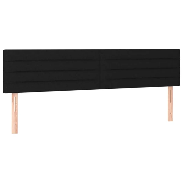 VidaXL Tête De Lit à LED Noir 200x5x78/88 Cm Tissu magasin france 4