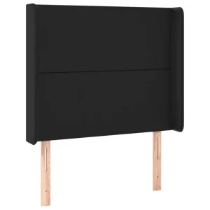 VidaXL Tête De Lit à LED Noir 83x16x118/128 Cm Similicuir Paiement sécurisé 9