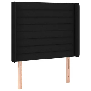 VidaXL Tête De Lit à LED Noir 83x16x118/128 Cm Tissu magasin pour 9