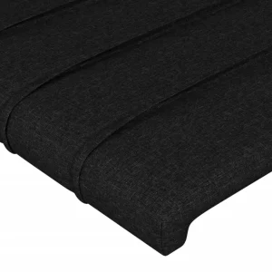 VidaXL Tête De Lit à LED Noir 83x16x118/128 Cm Tissu magasin pour 13